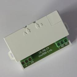 Output relay module for controllable line type RM2